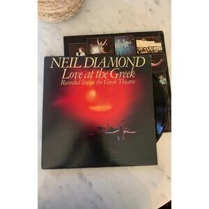 Vintage "Neil Diamond: Live at the Greek" Vinyl Record